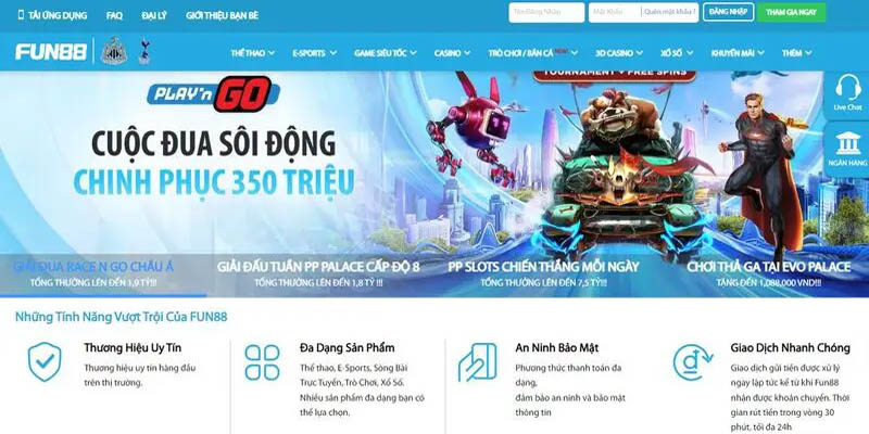 dang nhap 2 Nhu cầu tìm đến Fun88 tham gia cá cược ngày càng gia tăng